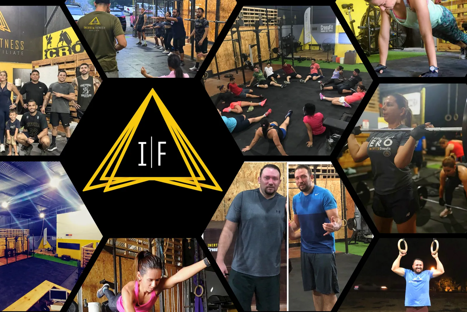 Coach de Inertia Fitness guiando a los primeros miembros de la comunidad